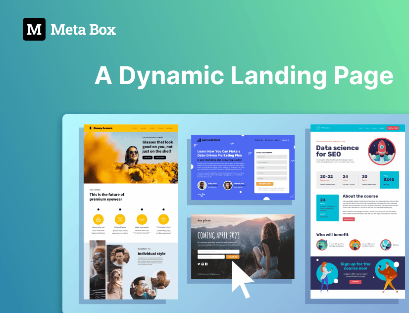 dynamic landing page
