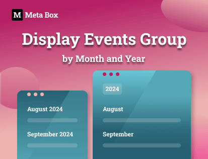 displaying events group