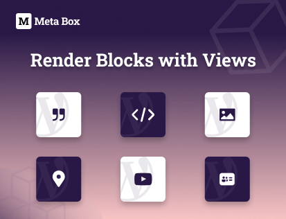 rendering blocks with views