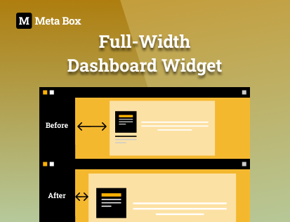 Creating a full-width WordPress dashboard widget