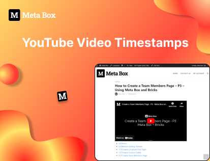 creating youtube video timestamps