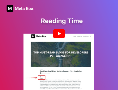 create reading time to posts