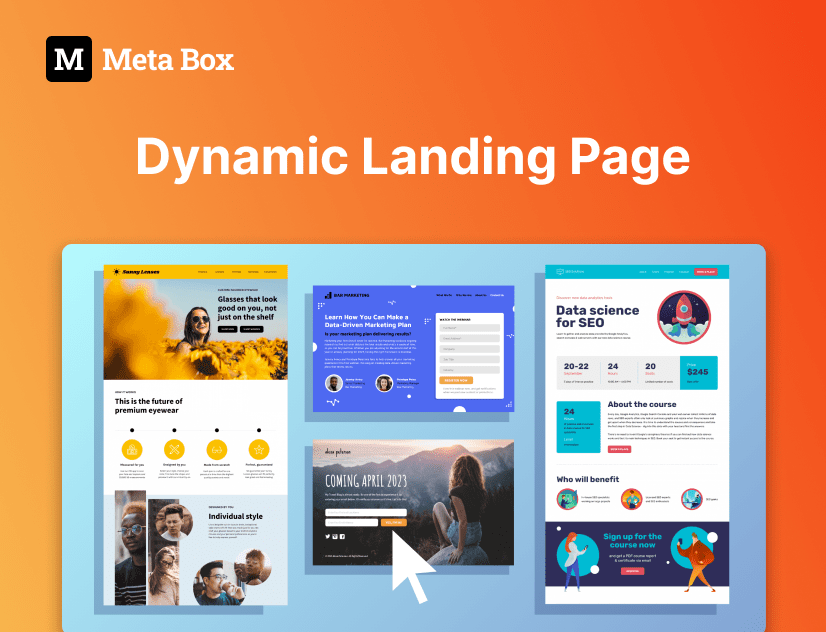 creating a dynamic landing page